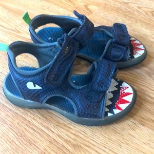 Boys Carter shark sandals